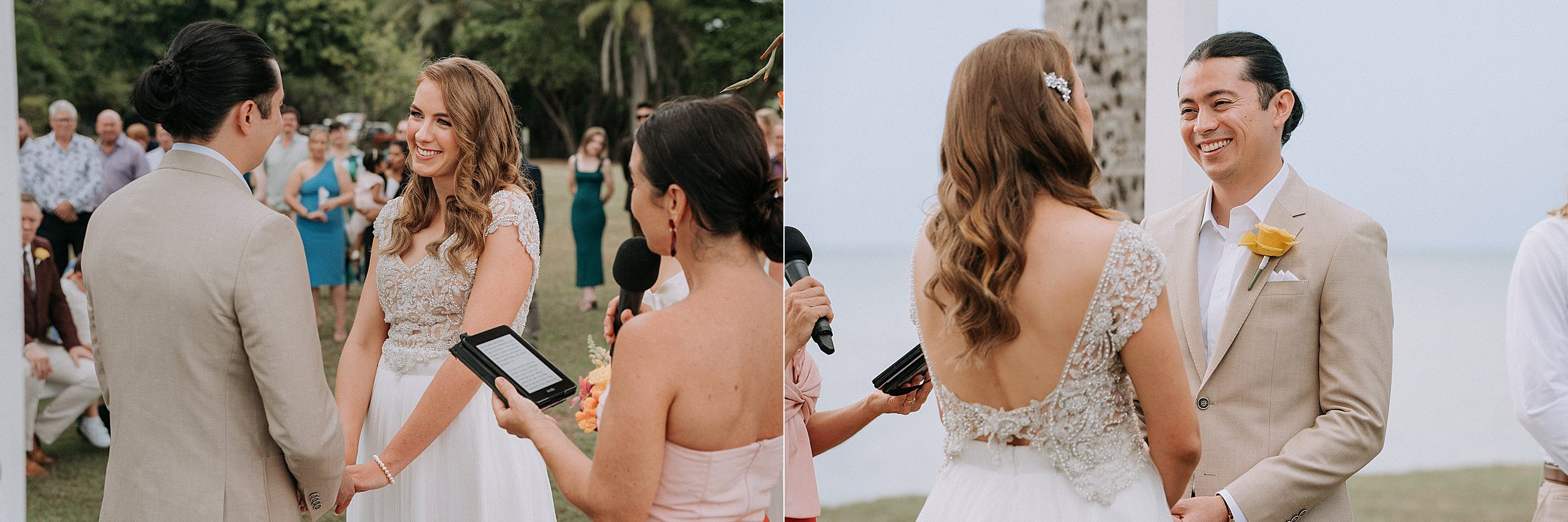 Rex Smeal park wedding ceremony