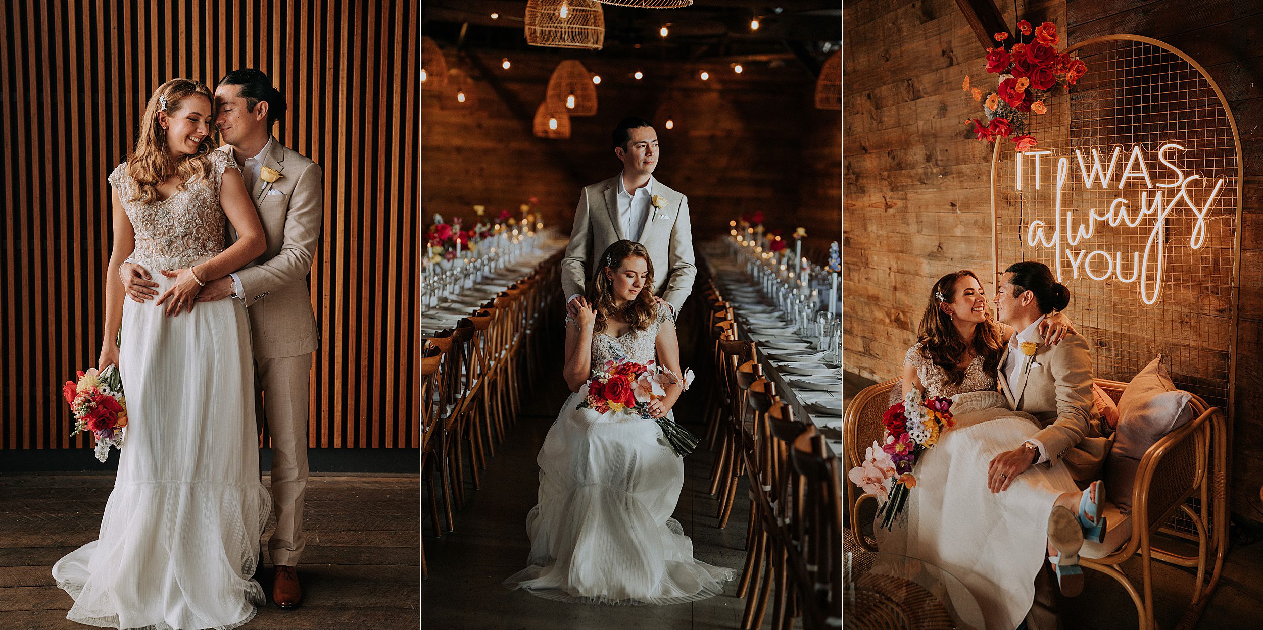 wedding photos inside Sugar Wharf Port Douglas