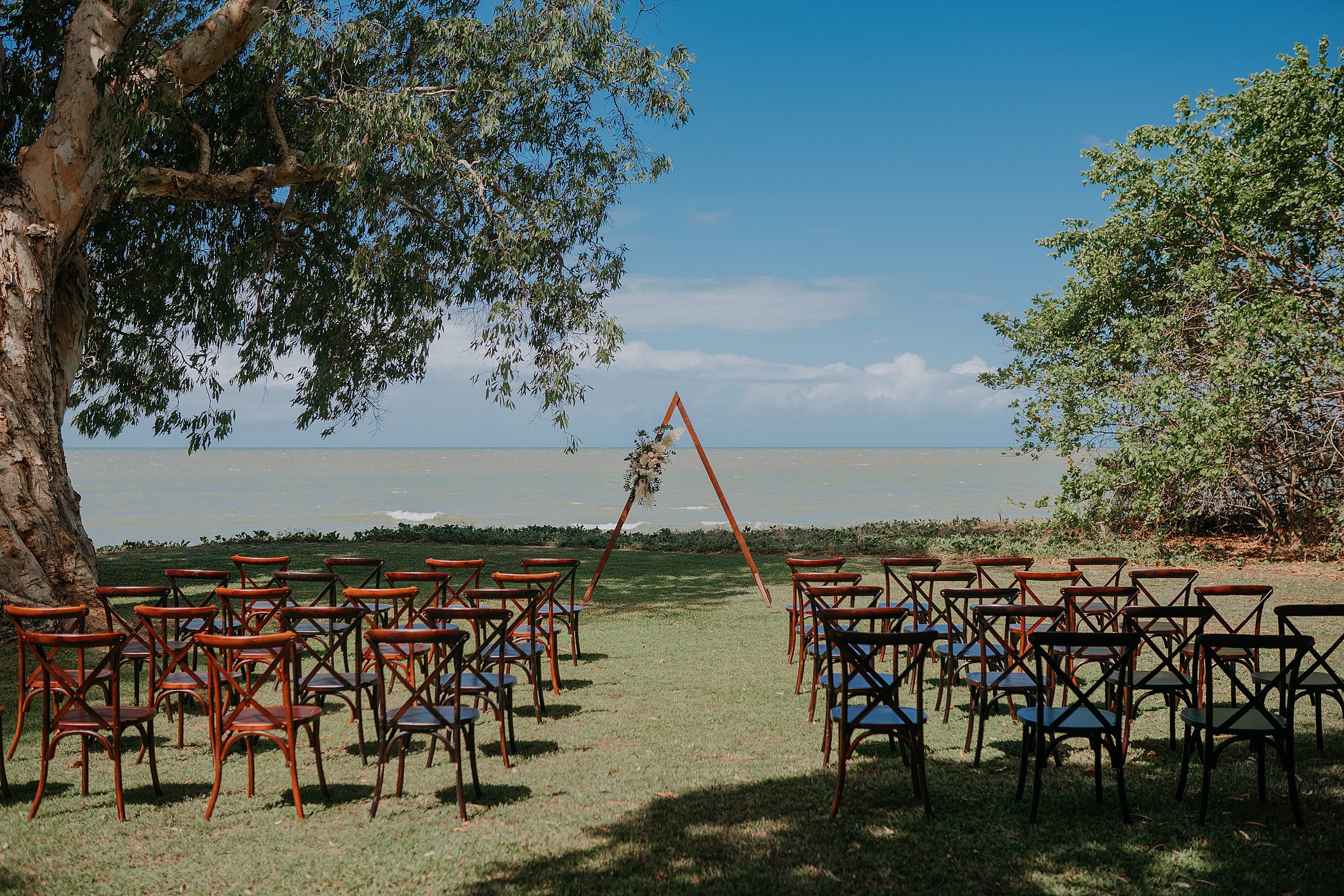 Ellis Beach Yacht Club wedding ceremony