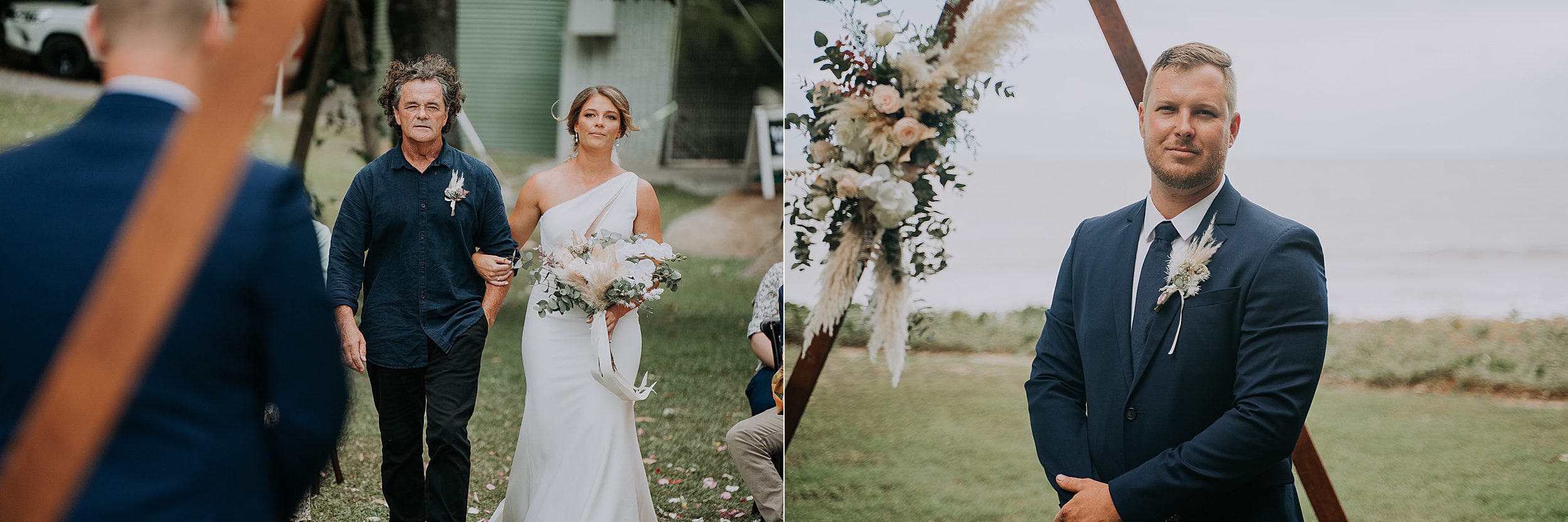 Ellis Beach Yacht Club wedding ceremony