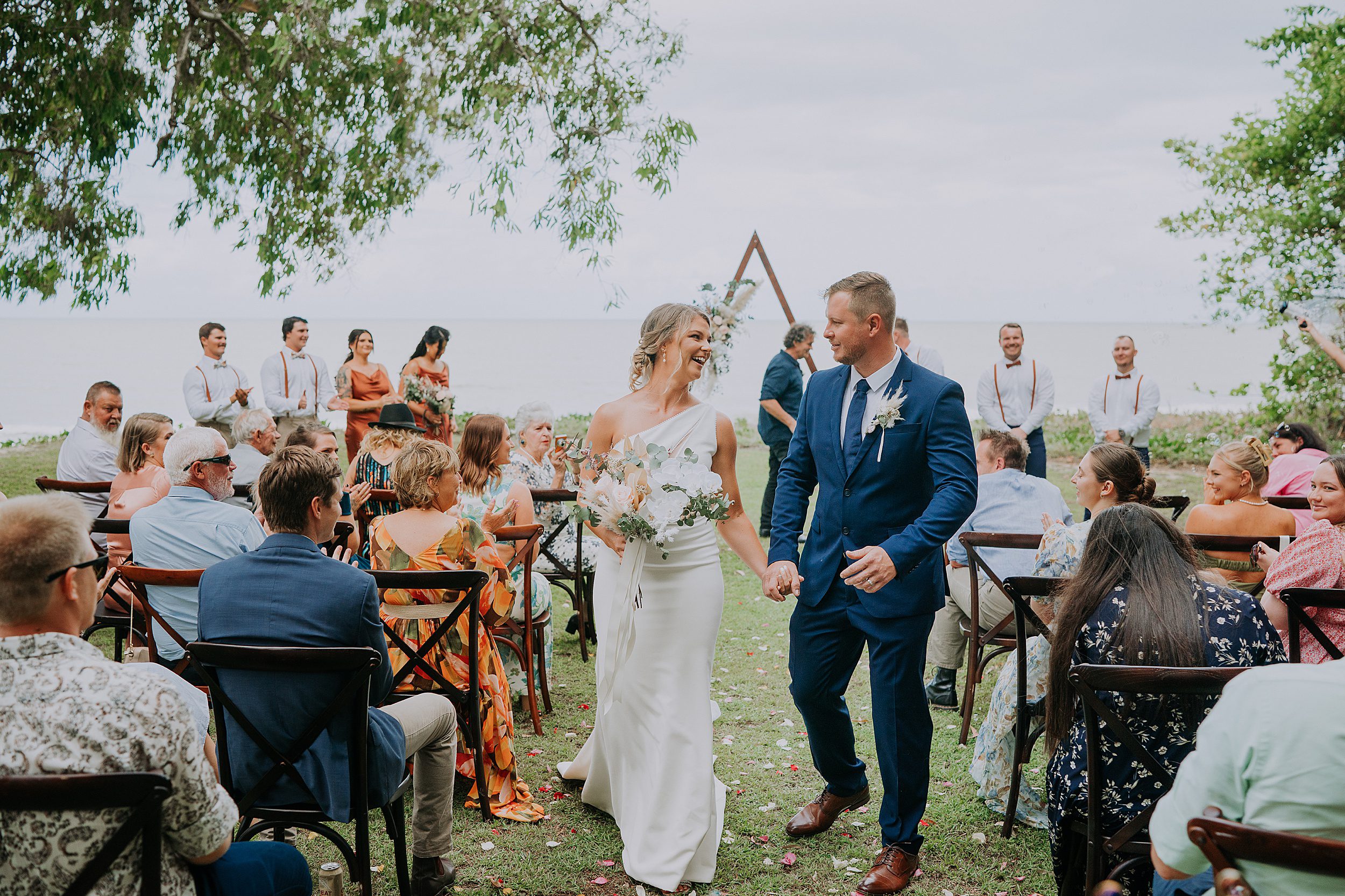 Ellis Beach Yacht Club wedding ceremony