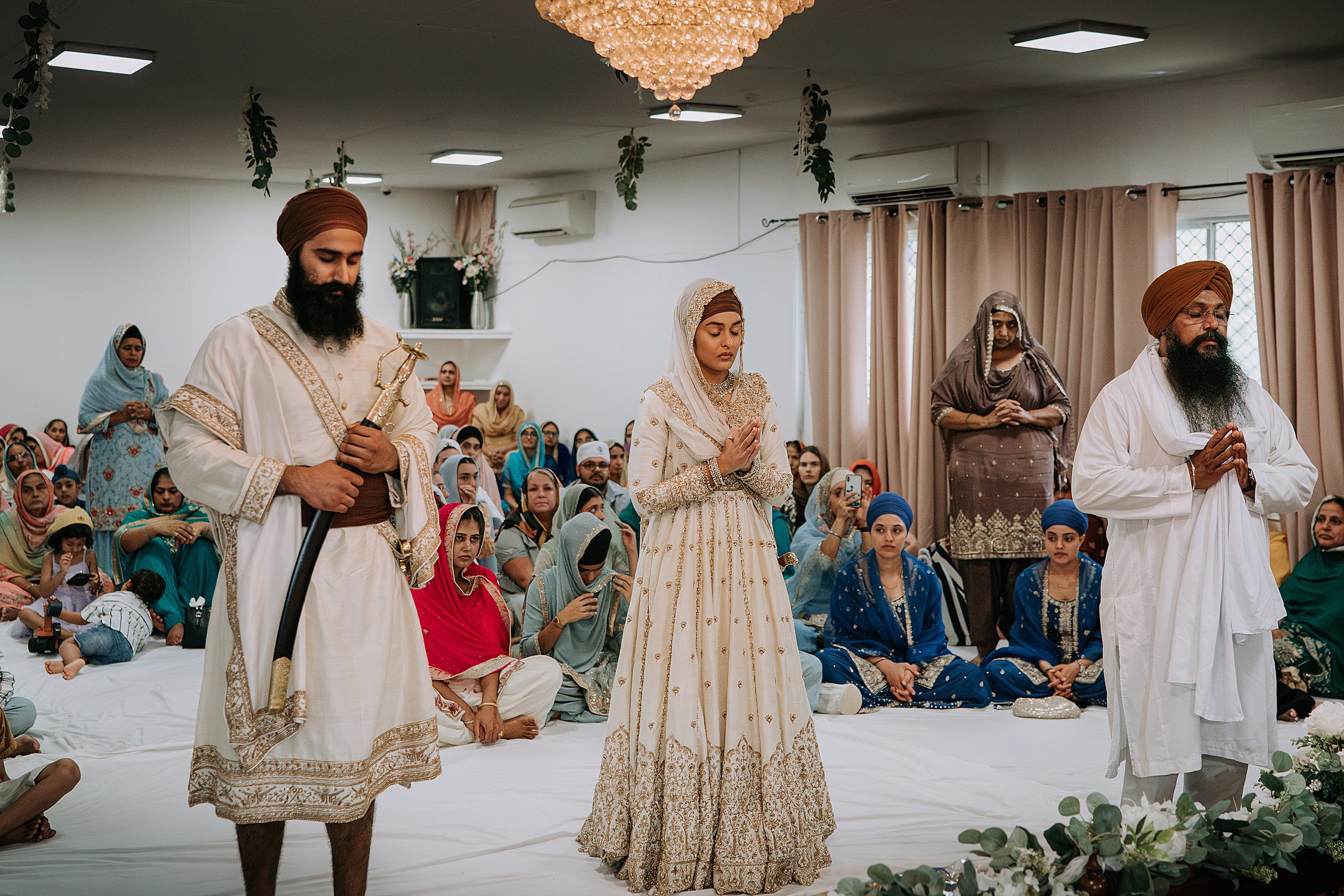 Innisfail Sikh temple wedding photos