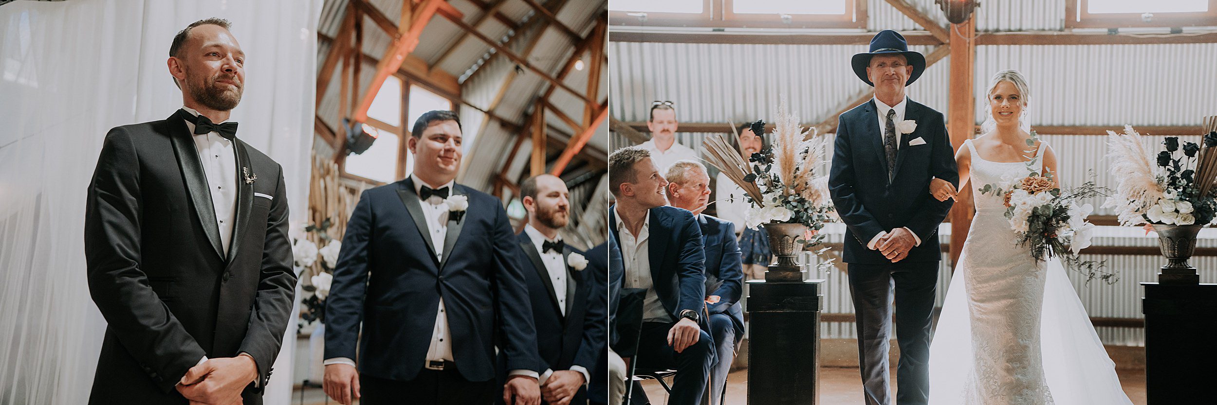 wedding ceremony inside Rocky Creek Igloo Yungaburra