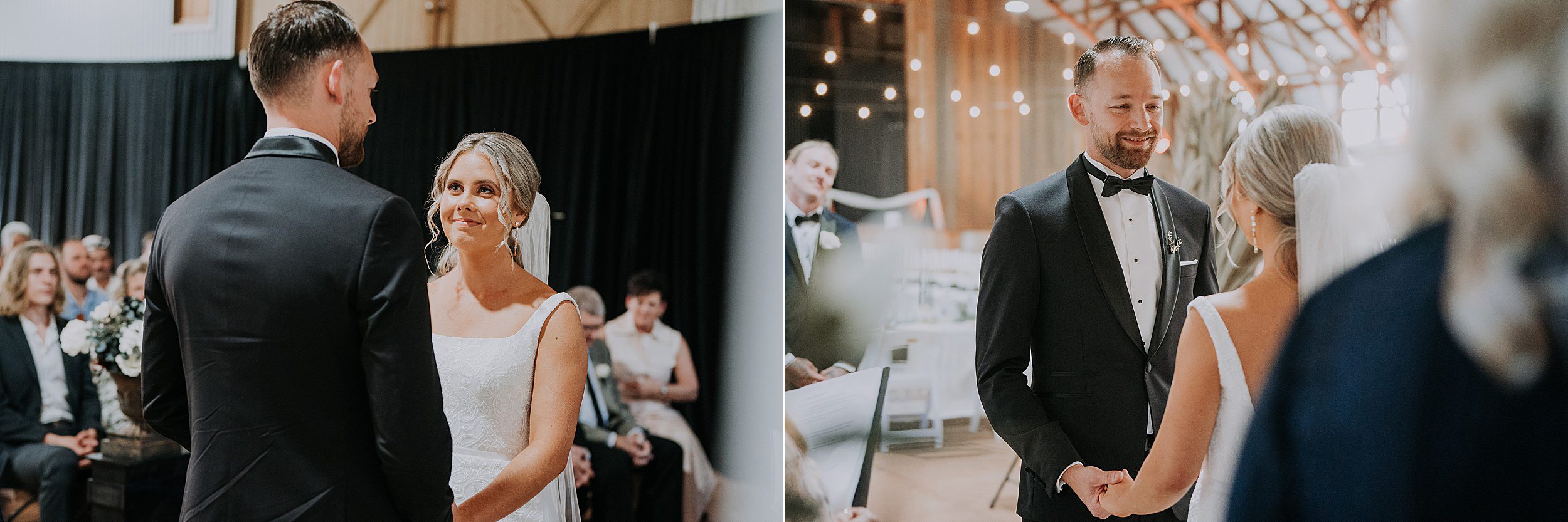 wedding ceremony inside Rocky Creek Igloo Yungaburra