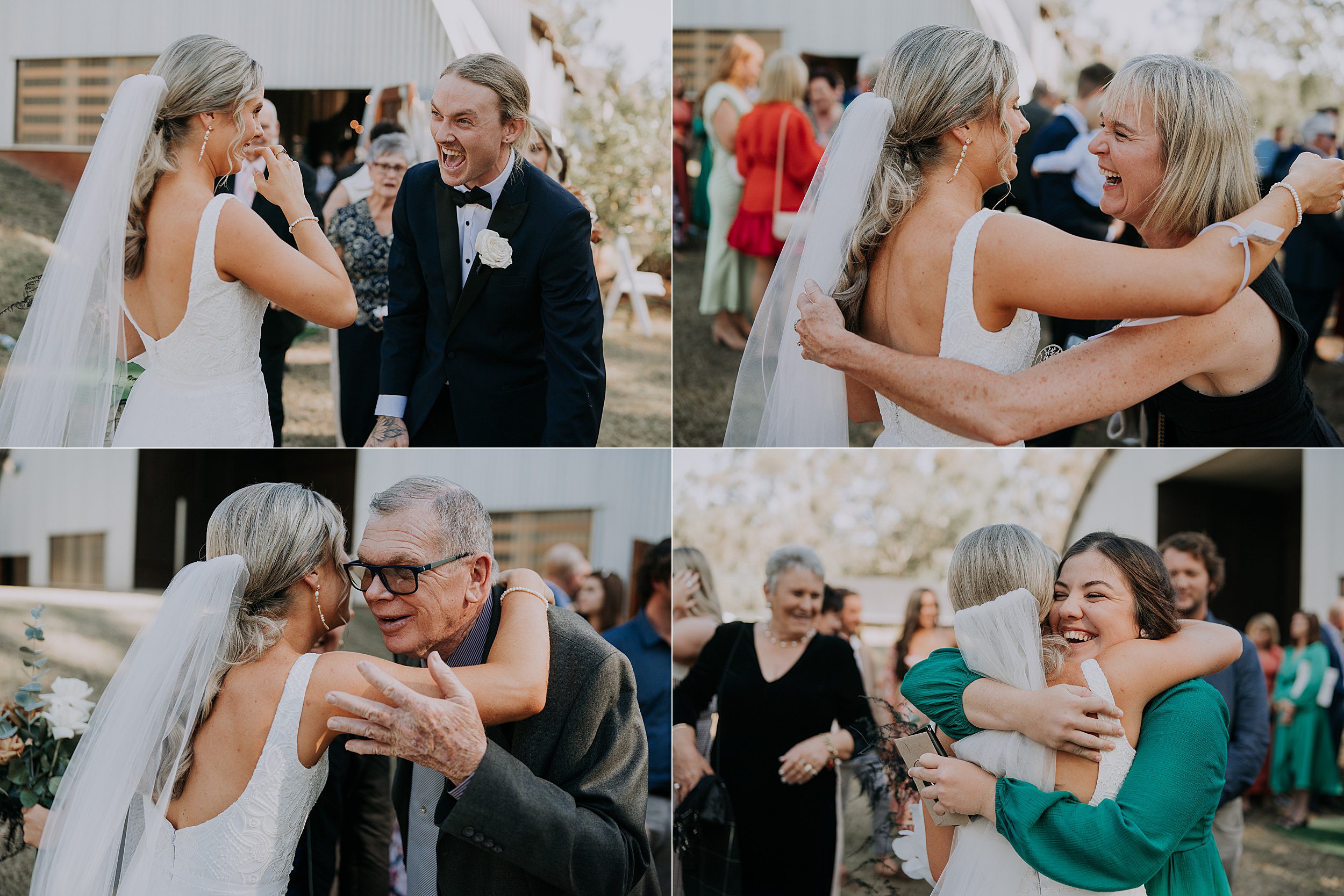 wedding ceremony inside Rocky Creek Igloo Yungaburra