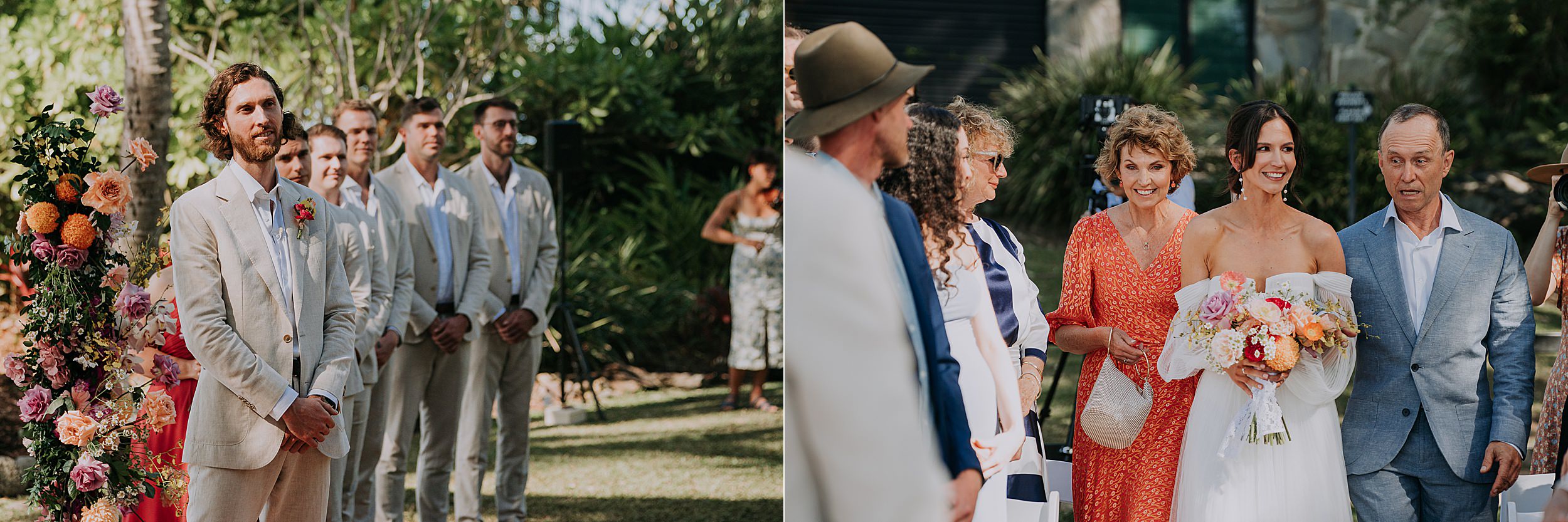 Little Cove Port Douglas wedding ceremony
